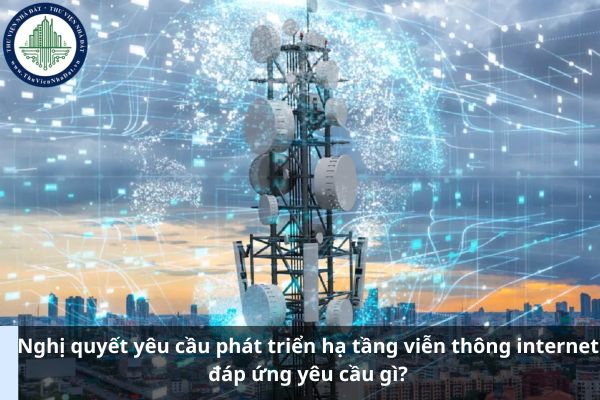 Nghị quyết yêu cầu phát triển hạ tầng viễn thông internet đáp ứng yêu cầu gì? (Hình từ Internet)