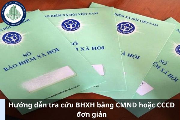 Hướng dẫn tra cứu BHXH bằng CMND hoặc CCCD đơn giản
