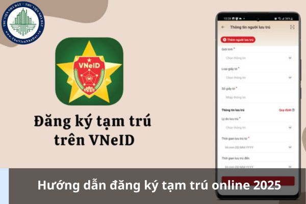 Hướng dẫn đăng ký tạm trú online 2025