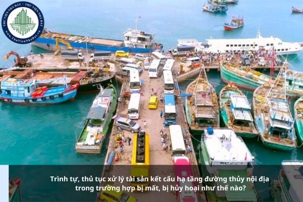 Trình tự, thủ tục xử lý tài sản kết cấu hạ tầng đường thủy nội địa trong trường hợp bị mất, bị hủy hoại như thế nào?