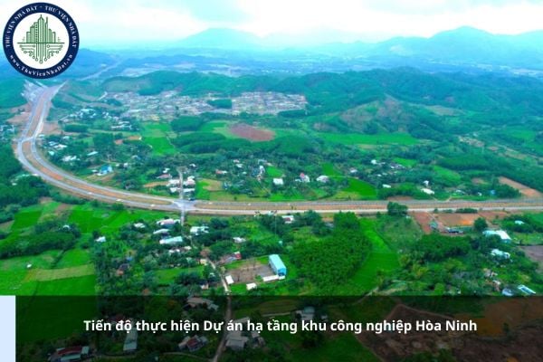 Tiến độ thực hiện Dự án hạ tầng khu công nghiệp Hòa Ninh như thế nào?