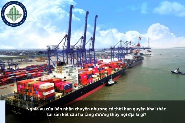 Nghĩa vụ của Bên nhận chuyển nhượng có thời hạn quyền khai thác tài sản kết cấu hạ tầng đường thủy nội địa là gì?