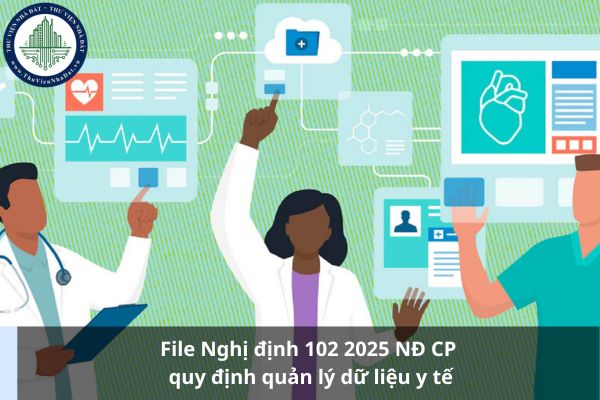 File Nghị định 102 2025 NĐ CP quy định quản lý dữ liệu y tế