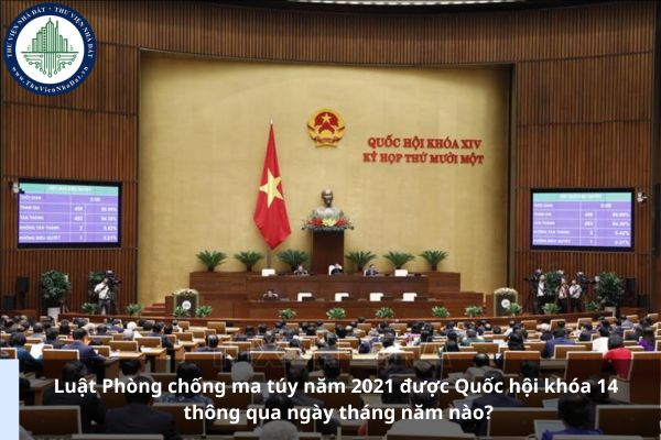 Luật Phòng chống ma túy năm 2021 được Quốc hội khóa 14 thông qua ngày tháng năm nào?