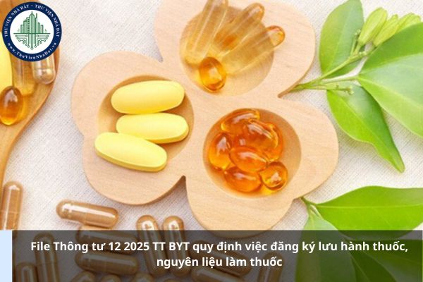 File Thông tư 12 2025 TT BYT quy định việc đăng ký lưu hành thuốc, nguyên liệu làm thuốc