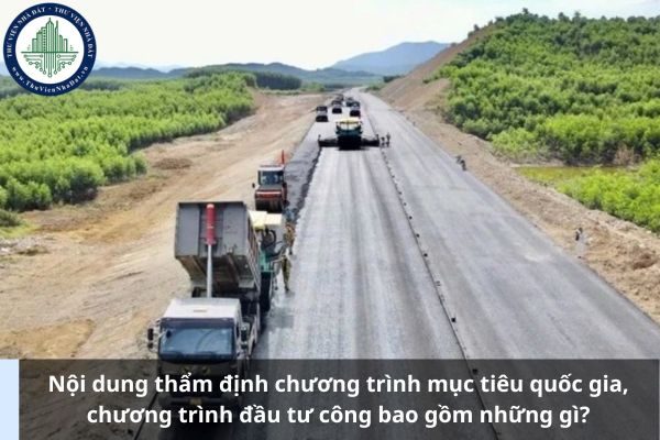 Nội dung thẩm định chương trình mục tiêu quốc gia, chương trình đầu tư công bao gồm những gì?