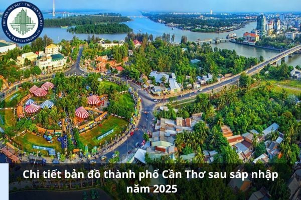 Chi tiết bản đồ thành phố Cần Thơ sau sáp nhập năm 2025