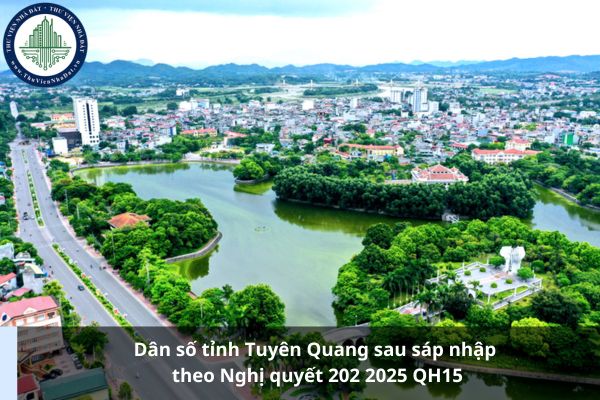 Dân số tỉnh Tuyên Quang sau sáp nhập theo Nghị quyết 202 2025 QH15