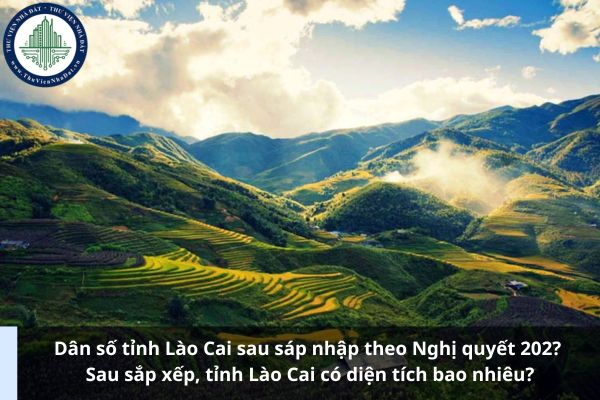 Dân số tỉnh Lào Cai sau sáp nhập theo Nghị quyết 202? Sau sắp xếp, tỉnh Lào Cai có diện tích bao nhiêu?