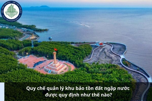 Quy chế quản lý khu bảo tồn đất ngập nước được quy định như thế nào?