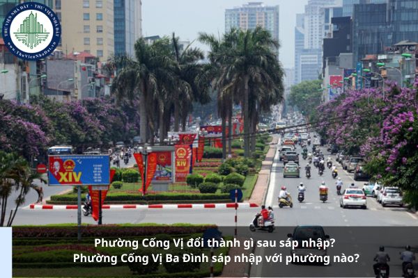 Phường Cống Vị đổi thành gì sau sáp nhập? Phường Cống Vị Ba Đình sáp nhập với phường nào?