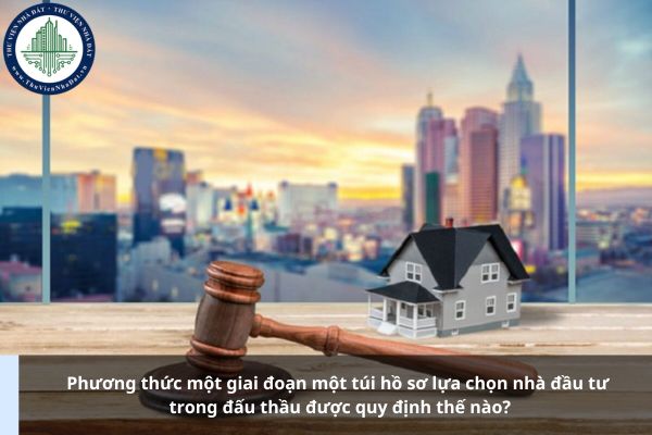 Phương thức một giai đoạn một túi hồ sơ lựa chọn nhà đầu tư trong đấu thầu được quy định thế nào?