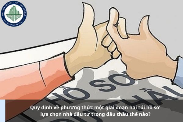 Quy định về phương thức một giai đoạn hai túi hồ sơ lựa chọn nhà đầu tư trong đấu thầu thế nào?