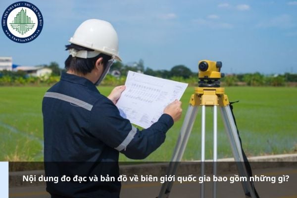 Nội dung đo đạc và bản đồ về biên giới quốc gia bao gồm những gì?