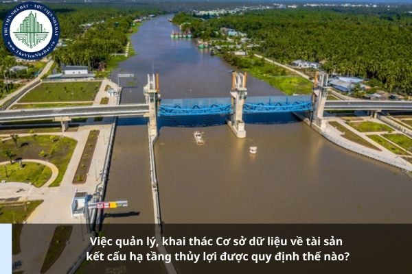 Việc quản lý, khai thác Cơ sở dữ liệu về tài sản kết cấu hạ tầng thủy lợi được quy định thế nào?