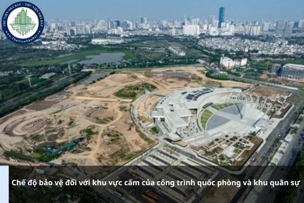 Chế độ bảo vệ đối với khu vực cấm của công trình quốc phòng và khu quân sự được quy định thế nào?