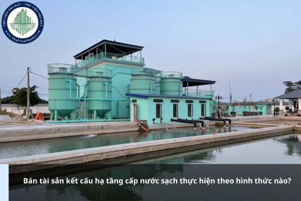 Bán tài sản kết cấu hạ tầng cấp nước sạch thực hiện theo hình thức nào?