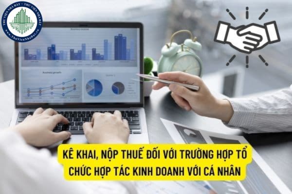 Quy định về việc kê khai, nộp thuế đối với trường hợp tổ chức hợp tác kinh doanh với cá nhân của Tổng công ty Cổ phần Bưu chính Viettel?