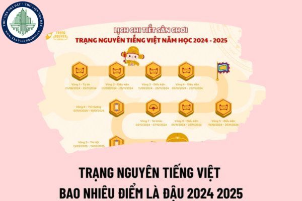 Trạng Nguyên Tiếng Việt bao nhiêu điểm là đậu 2024 2025? Trạng Nguyên Tiếng Việt mỗi vòng bao nhiêu điểm 2024 2025?