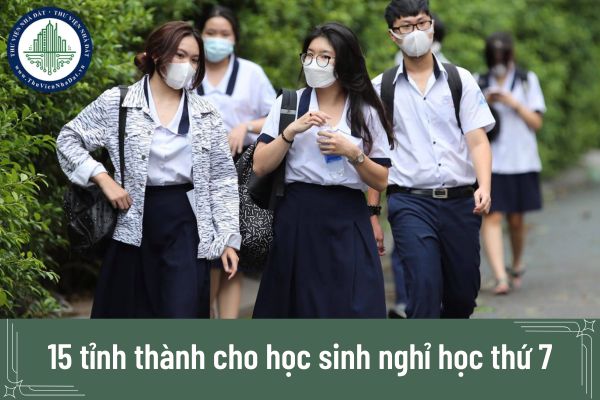 15 tỉnh thành cho học sinh nghỉ học thứ 7