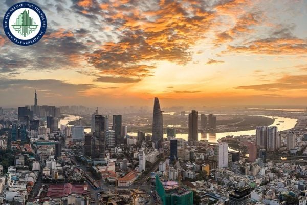 Bản đồ 6 phân vùng đô thị theo Đồ án điều chỉnh quy hoạch chung Thành phố Hồ Chí Minh đến năm 2040, tầm nhìn đến năm 2060