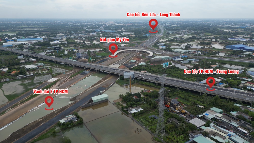 Nút giao Mỹ Yên Long An khi nào hoàn thành? 