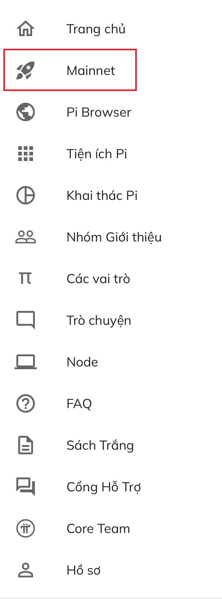 Cách kiểm tra ví Pi có bị gắn cờ không