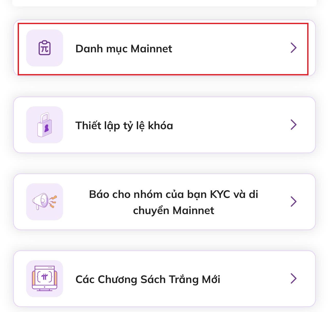 Cách kiểm tra ví Pi có bị gắn cờ không