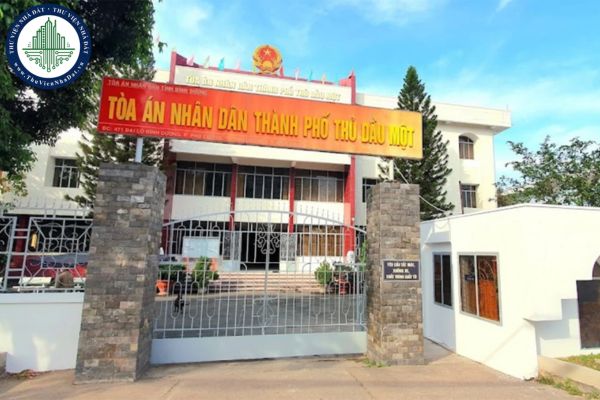Địa chỉ Tòa án nhân dân khu vực 15 TPHCM (thành phố Thủ Dầu Một cũ) sau sáp nhập