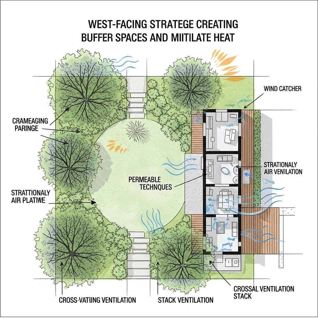 Gợi ý thiết kế nhà hướng Tây để chống nắng hiệu quả