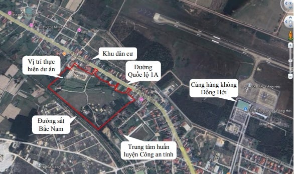 Dự án Khu đô thị Lộc Ninh tỉnh Quảng Trị nằm ở đâu?