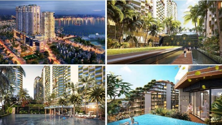 Công trình cao tầng chung cư kết hợp thương mại, dịch vụ và văn phòng tại Dự án Tổ hợp du lịch nghỉ dưỡng Monbay Vân Đồn (Quảng Ninh)