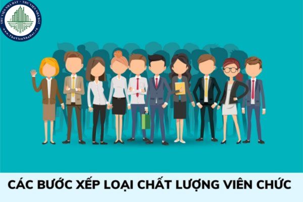 Các bước tiến hành xếp loại chất lượng viên chức không giữ chức vụ quản lý và giữ chức vụ quản lý? 