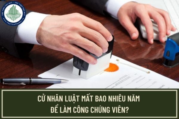 Cử nhân Luật mới ra trường phải mất bao lâu để được bổ nhiệm công chứng viên? Tập sự bao lâu thì đủ điều kiện trở thành công chứng viên? 