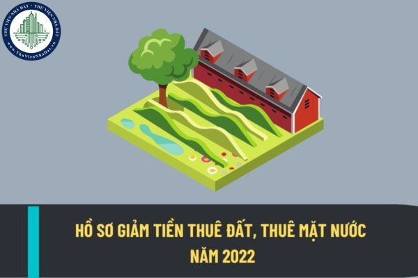 Hồ sơ giảm tiền thuê đất, thuê mặt nước năm 2022 đối với các đối tượng bị ảnh hưởng bởi dịch Covid-19 gồm những gì?