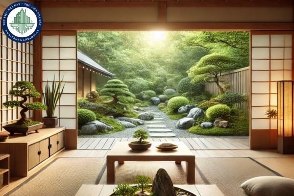 Thiết kế phòng khách theo phong cách người Nhật: Sự tối giản và hài hòa với thiên nhiên