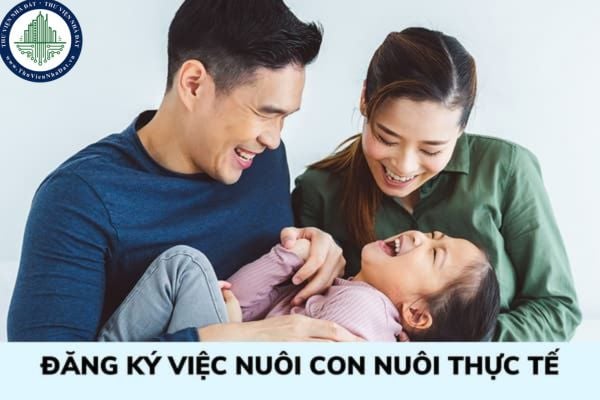 Sau khi bỏ sổ hộ khẩu từ ngày 01/01/2023 sử dụng giấy tờ gì để đăng ký việc nuôi con nuôi thực tế ? 