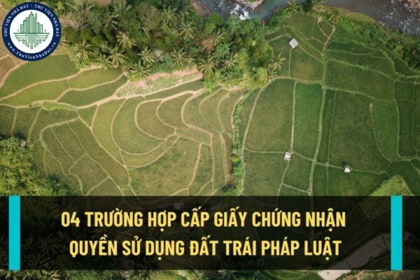 Tổng hợp 4 trường hợp cấp giấy chứng nhận quyền sử dụng đất trái quy định pháp luật hiện nay?