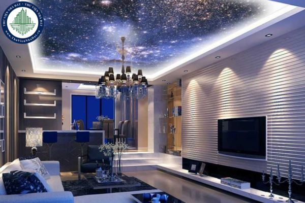 Trần nhựa 3D tạo điểm nhấn độc đáo cho không gian sống