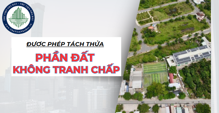 Thửa đất bị tranh chấp một phần, phần còn lại có được tách thửa đất không? (Hình ảnh từ Internet)