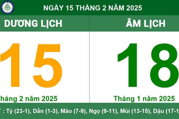 Ngày 15 tháng 2 dương lịch là ngày gì? Lịch ngày tốt tháng 2/2025? Ngày 15 tháng 2 có thích hợp để mua đất Bắc Giang?