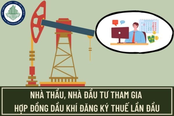Người nộp thuế là nhà thầu, nhà đầu tư tham gia hợp đồng dầu khí thực hiện đăng ký thuế lần đầu phải chuẩn bị những tài liệu gì?