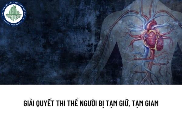 Thi thể người bị tạm giữ, tạm giam được giải quyết như thế nào khi thân nhân không nhận thi thể?