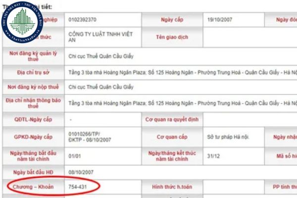 Hướng dẫn tra cứu mã chương nộp thuế môn bài 2025 mới nhất?