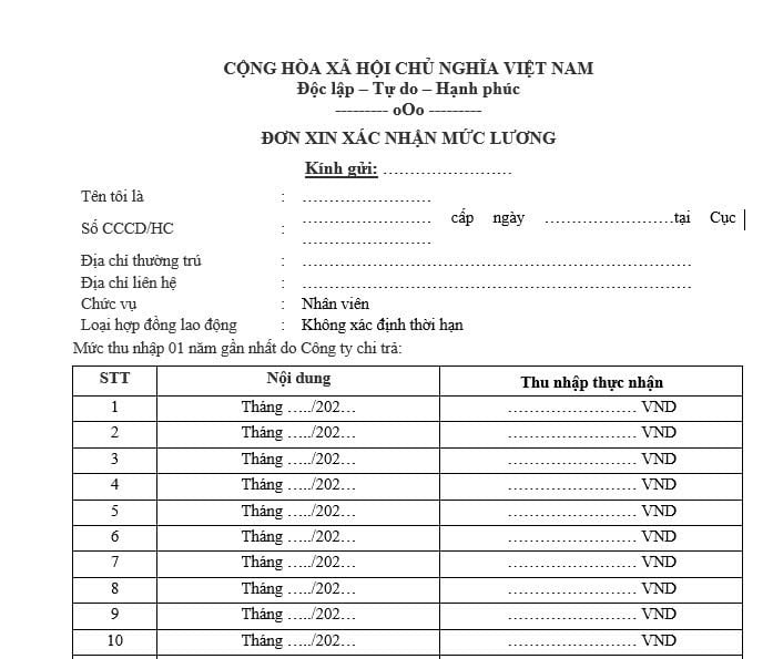 Tải mẫu xác nhận bảng lương mua nhà ở xã hội tại Hà Nội ở đâu?