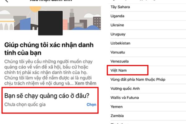 Cách xác thực tài khoản Facebook bằng Căn cước