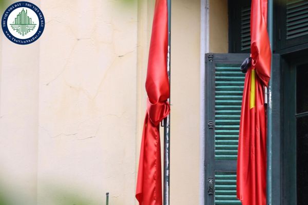 Cách treo cờ rủ Quốc tang nguyên Chủ tịch nước Trần Đức Lương
