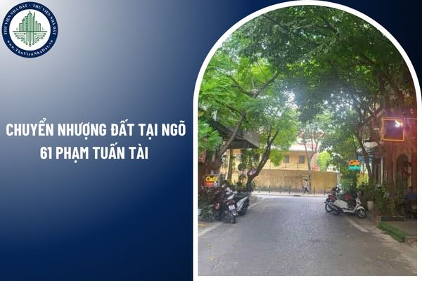 Chuyển nhượng đất tại ngõ 61 Phạm Tuấn Tài cần đáp ứng điều kiện gì theo Luật Đất đai 2024?