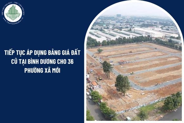Tiếp tục áp dụng bảng giá đất cũ tại Bình Dương cho 36 phường xã mới sau sáp nhập đến khi nào?
