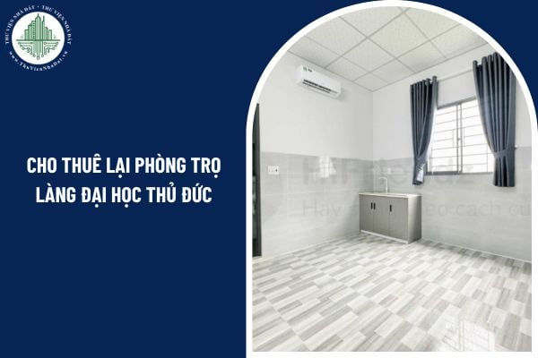 Có thể cho thuê lại phòng trọ Làng Đại học Thủ Đức không cần xin phép chủ?